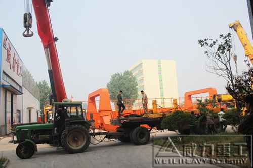 山东威力重工油压机厂家新购置一台100t行车 滕州液压机厂家山东威力重工新购置一台120t行车